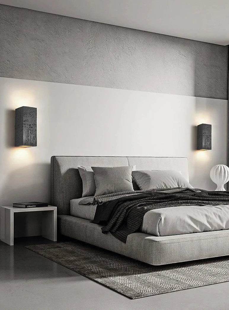 RusticCement - Wabi-Sabi Wall Lamp