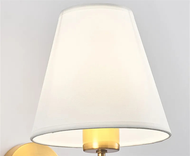 RusticGlow - Wandlamp van Stof in Amerikaanse Stijl