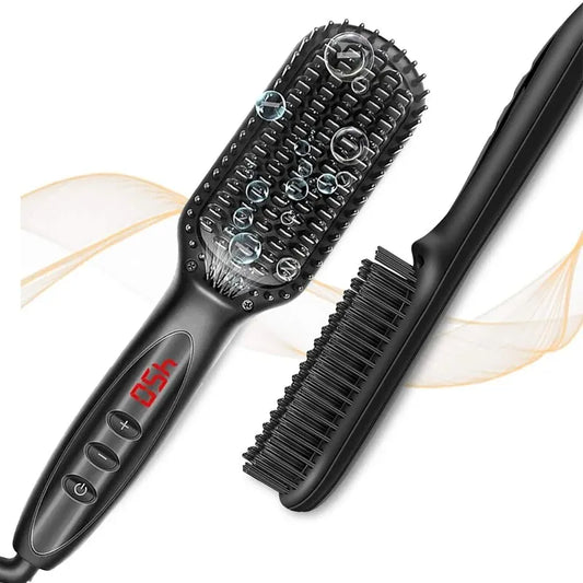 FlexiBrush - Dual-Use Straightener for Men & Women