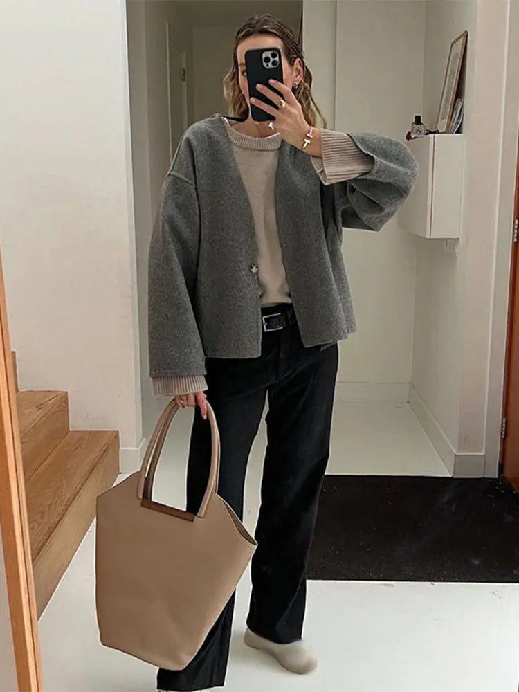 Gisela: Wool Short Jacket for winter/autumn