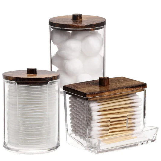Clear Haven: Bathroom Organizer Accessories Set