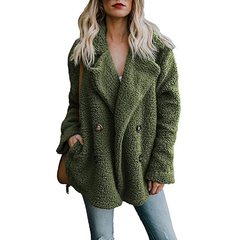 Elena: Faux Fur - Warm Autumn Winter Teddy Coat/Jacket