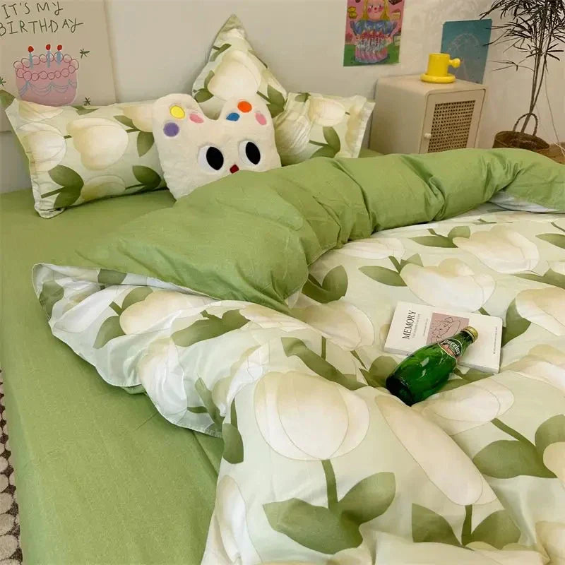 Thelittleesse™ Korean Fashion Bedding Set