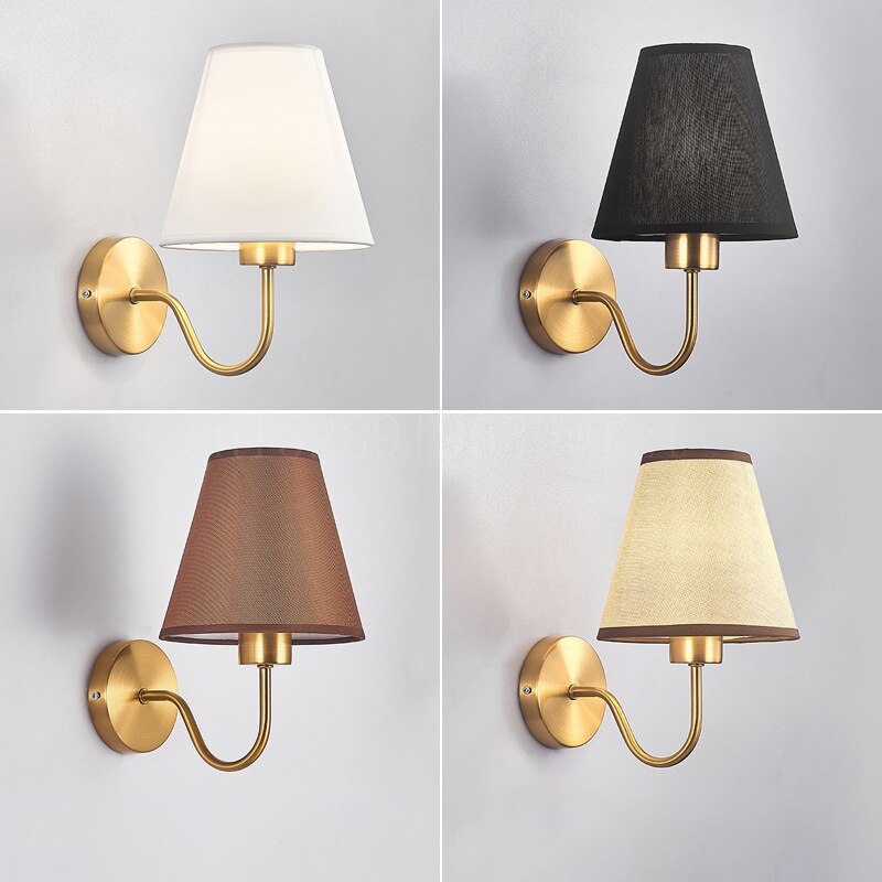 RusticGlow - Wandlamp van Stof in Amerikaanse Stijl