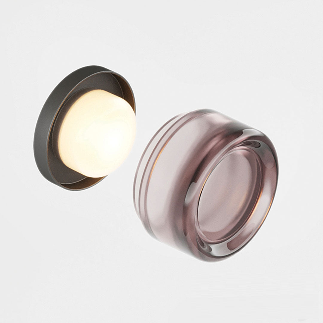 Thelittleesse™ Dimple Wall Lamp – Modern Glass & Metal Sconce for Contemporary Interiors
