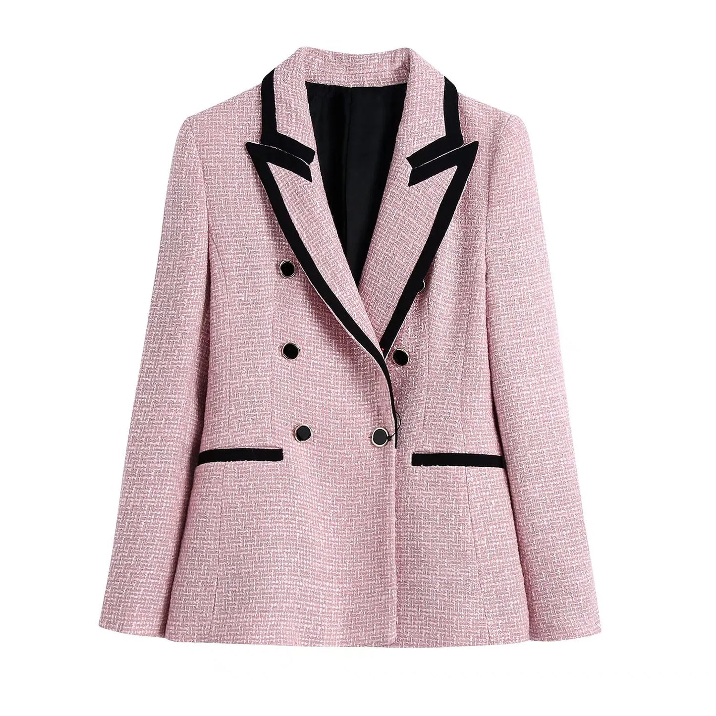 Isabella's Luxe Layer: Women's Vintage Woolen Blazer