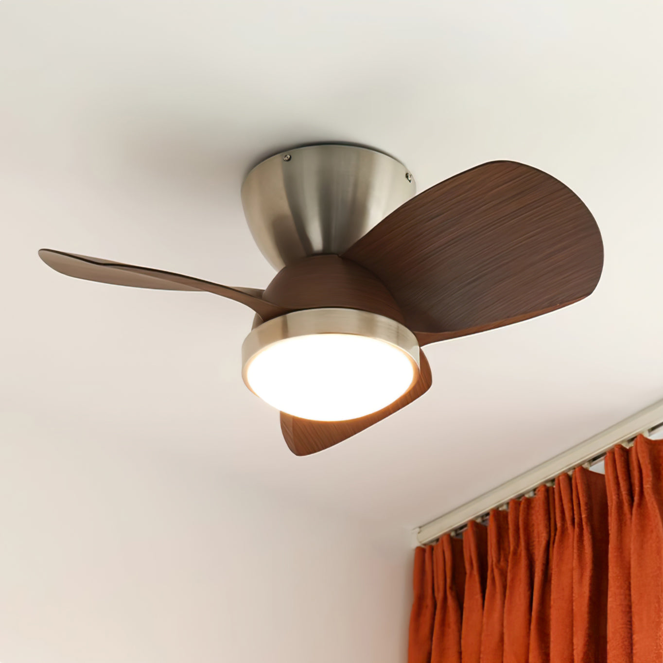 TalayaGlow - Ceiling Fan with Contemporary Design and Warm Lighting