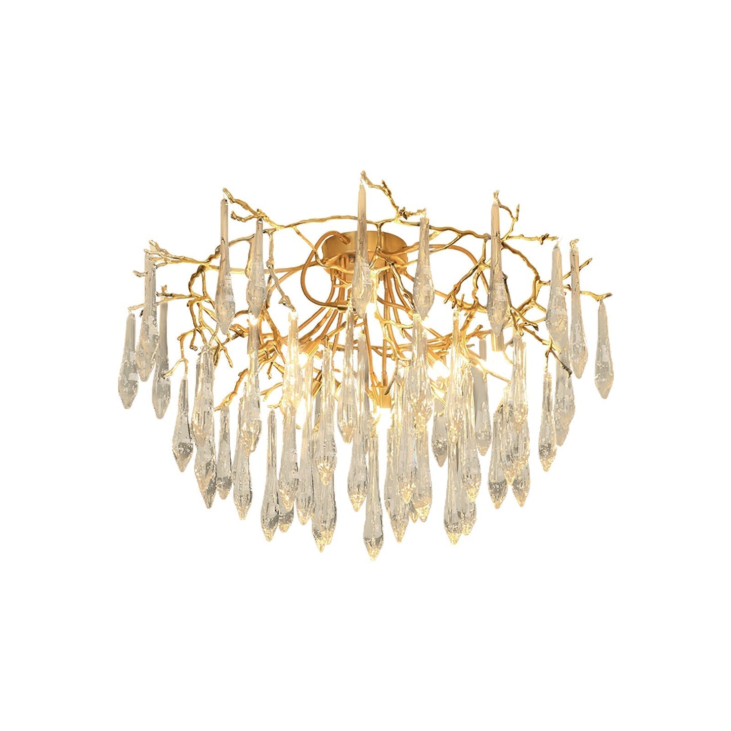 CrystalGlow - Ceiling Lamp with Radiant Droplet Crystals
