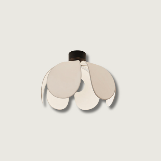 BloomLuxe - Ceiling Light with Elegant Fabric Petals and Warm Radiance