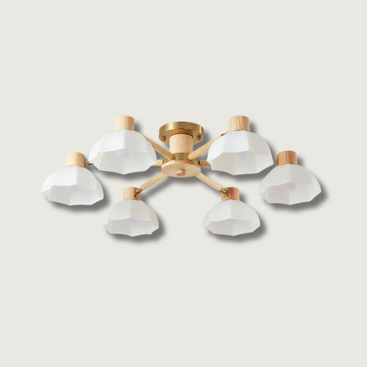 FloraAura - Ceiling Lamp with Flower Shape and Cozy Light Spread