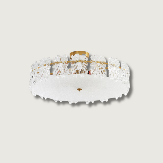 FlurryLuxe - Ceiling Light with Elegant Snowflake Motifs