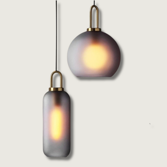 LumiGlaze - Sleek Glass Lamp for Modern Ambiance