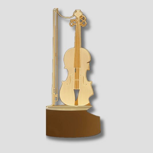 MelodyGlow - Elegant Cello Spherical Lamp
