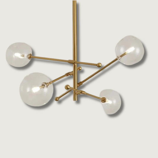 OpalShine – Sophisticated Glass Chandelier for Luxury Homes
