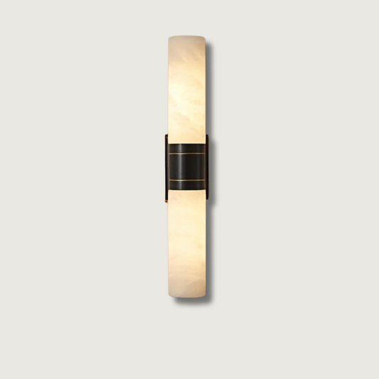 CopperEdge – Artistic Marble Wall Lamp for Unique Interiors