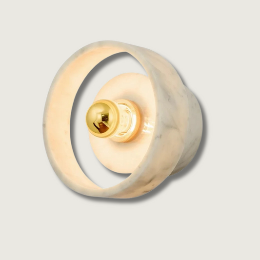 TranquilMarble - Wall Lighting in Wabi-Sabi Style