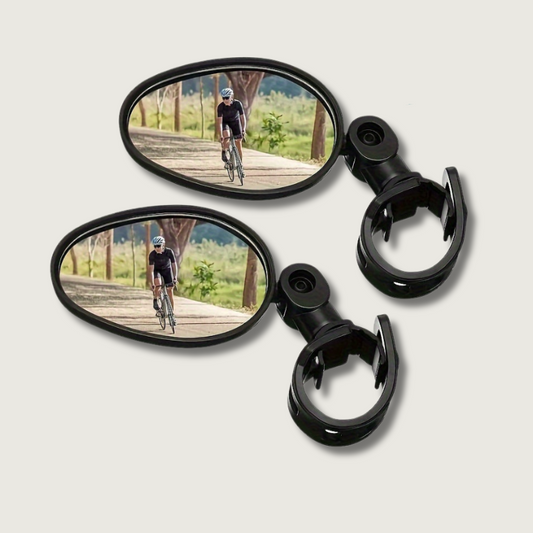 ClearRide - 2-Pack Bike Rearview Mirrors for Optimal Visibility