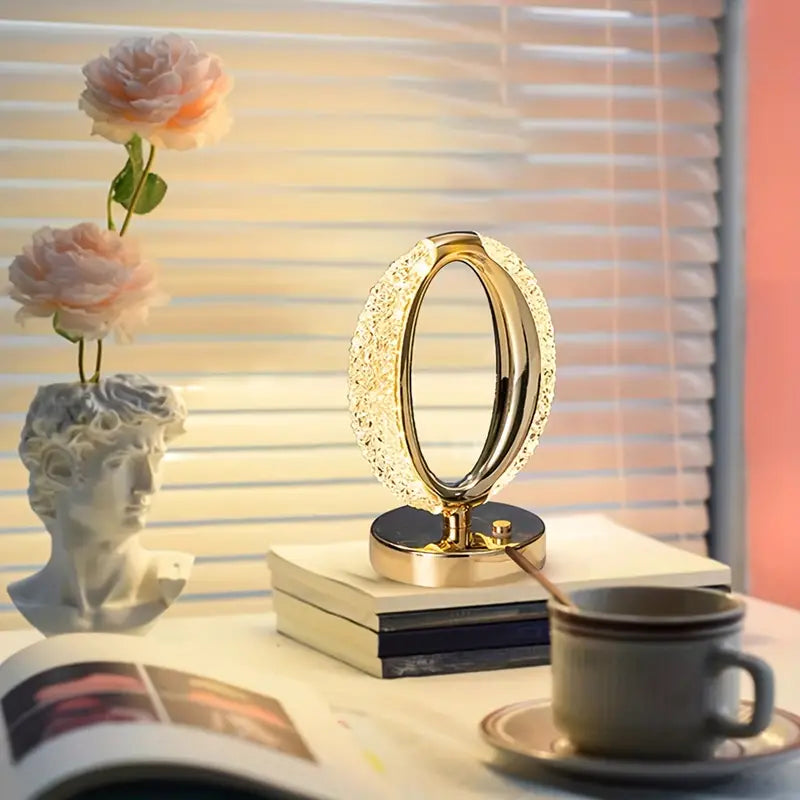 CrystalShine - Modern Crystal Table Lamp with Luxe Aesthetic