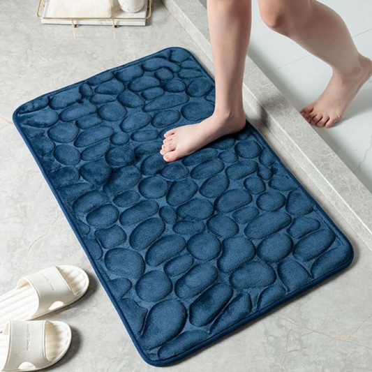 Cauzac™ Pebble Design Bathroom Mat with Memory Foam