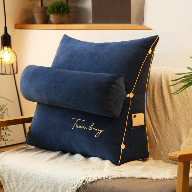 Thelittleesse™ Backrest Reading Pillow – Adjustable Wedge Support for Bed, Sofa & Lounge