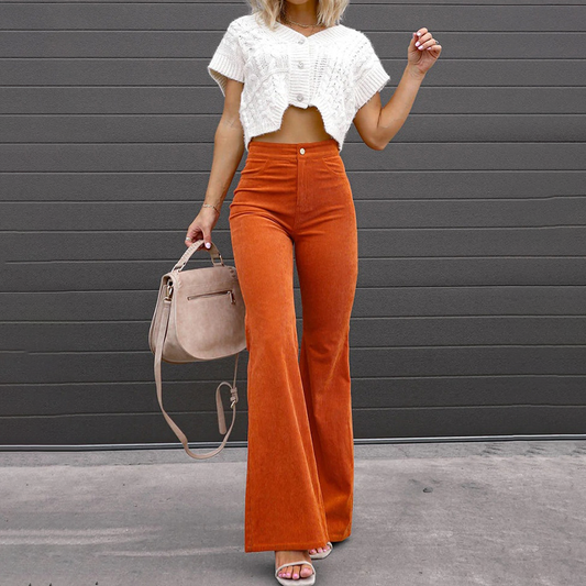 SoftStride – Elegant Eco-Friendly Flared Pants
