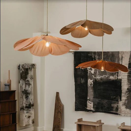 Thelittleesse™ Petal Pendant Light – Elegant Floral Ceiling Lamp for Soft Ambient Interiors