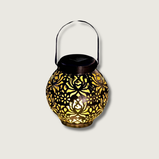 AquaGlow – Waterproof Solar LED Garden Hanging Light