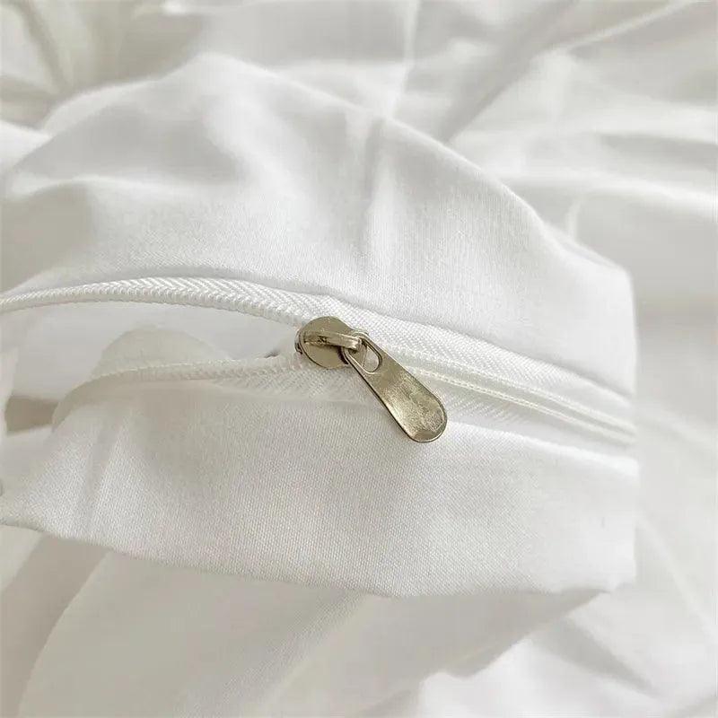 High End Three-dimensional Pinch Pleated Bedding Set │ Modern Boho Quilt Bed Duvet cover Pillow case