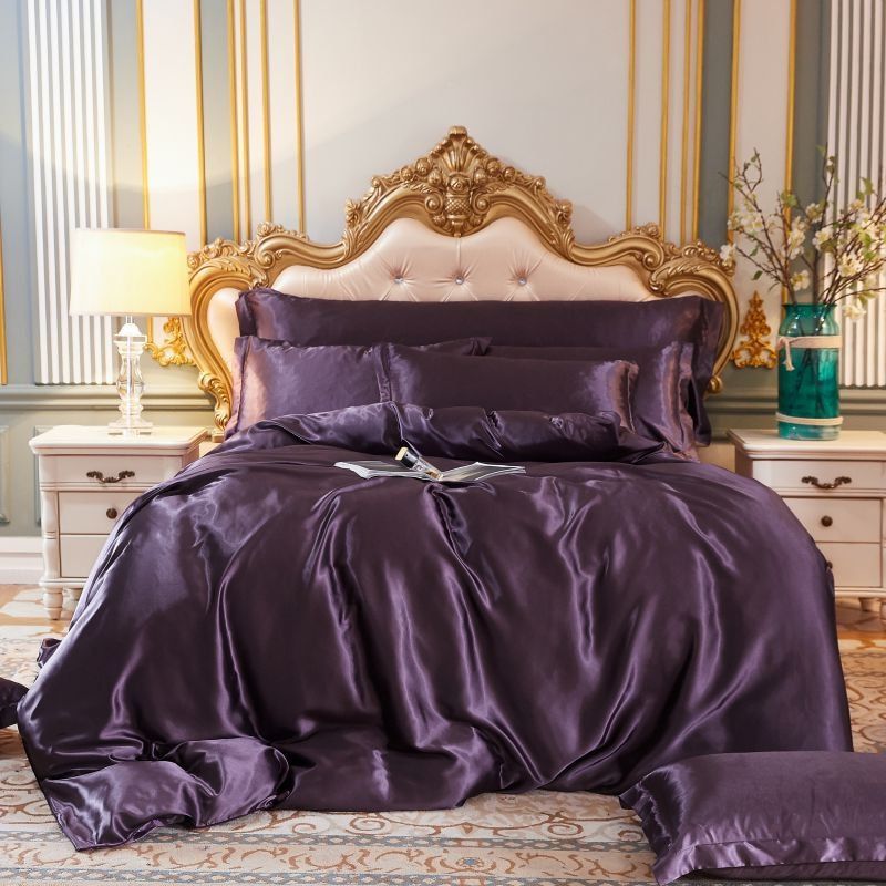 Thelittleesse™ Luxury 4-Piece Satin Bedding Set