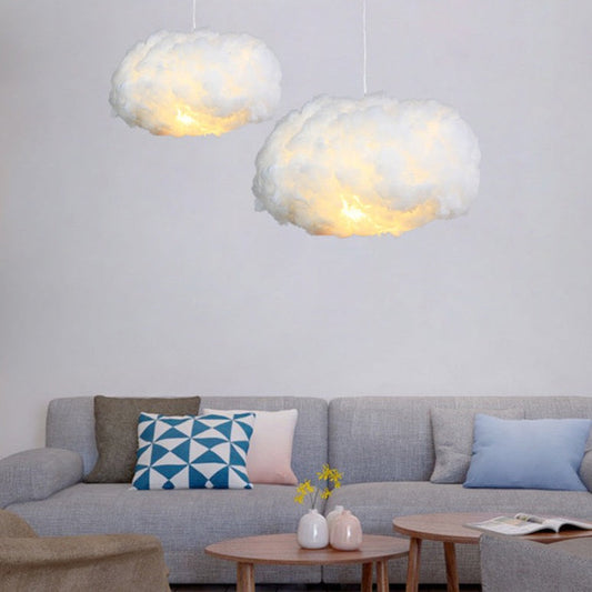 Thelittleesse™ Cloud Pendant Light – Soft Sculptural Ceiling Fixture in Cotton & Cloth