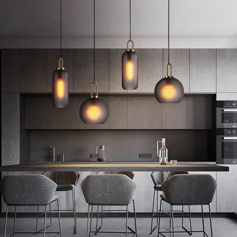 LumiGlaze - Sleek Glass Lamp for Modern Ambiance