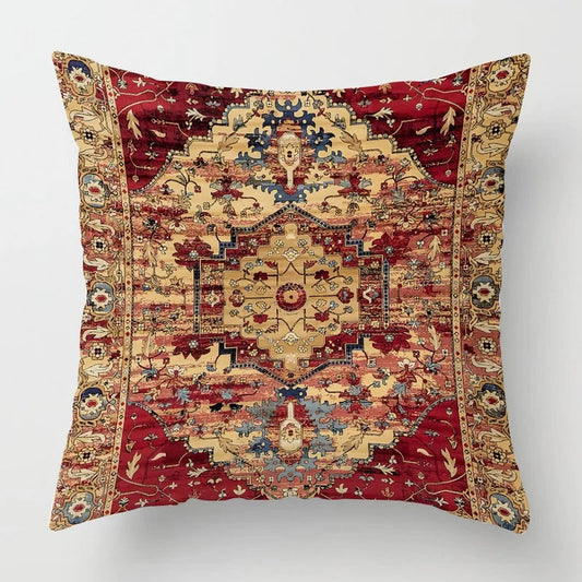 Cushion cover with Moroccan Ethno pattern | LuxeEthnic
