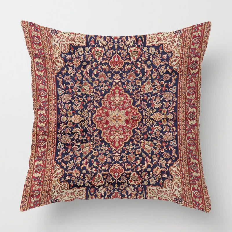 Cushion cover with Moroccan Ethno pattern | LuxeEthnic