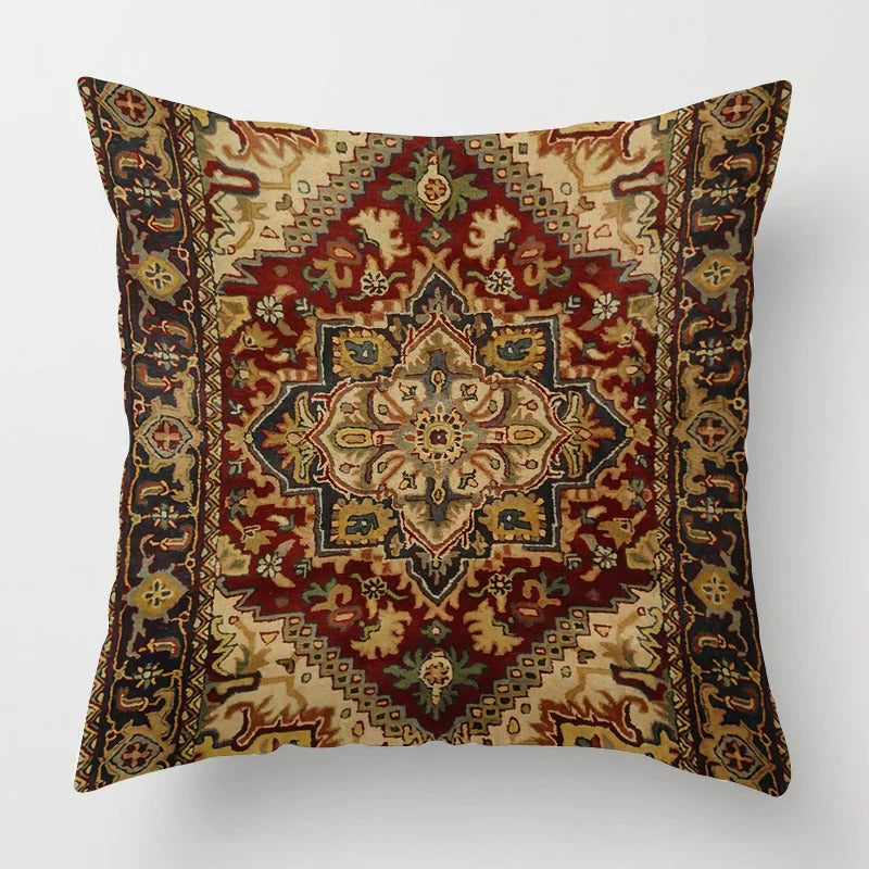 Cushion cover with Moroccan Ethno pattern | LuxeEthnic