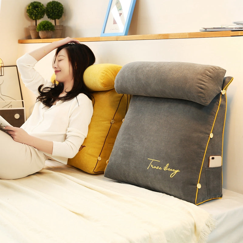 Thelittleesse™ Backrest Reading Pillow – Adjustable Wedge Support for Bed, Sofa & Lounge