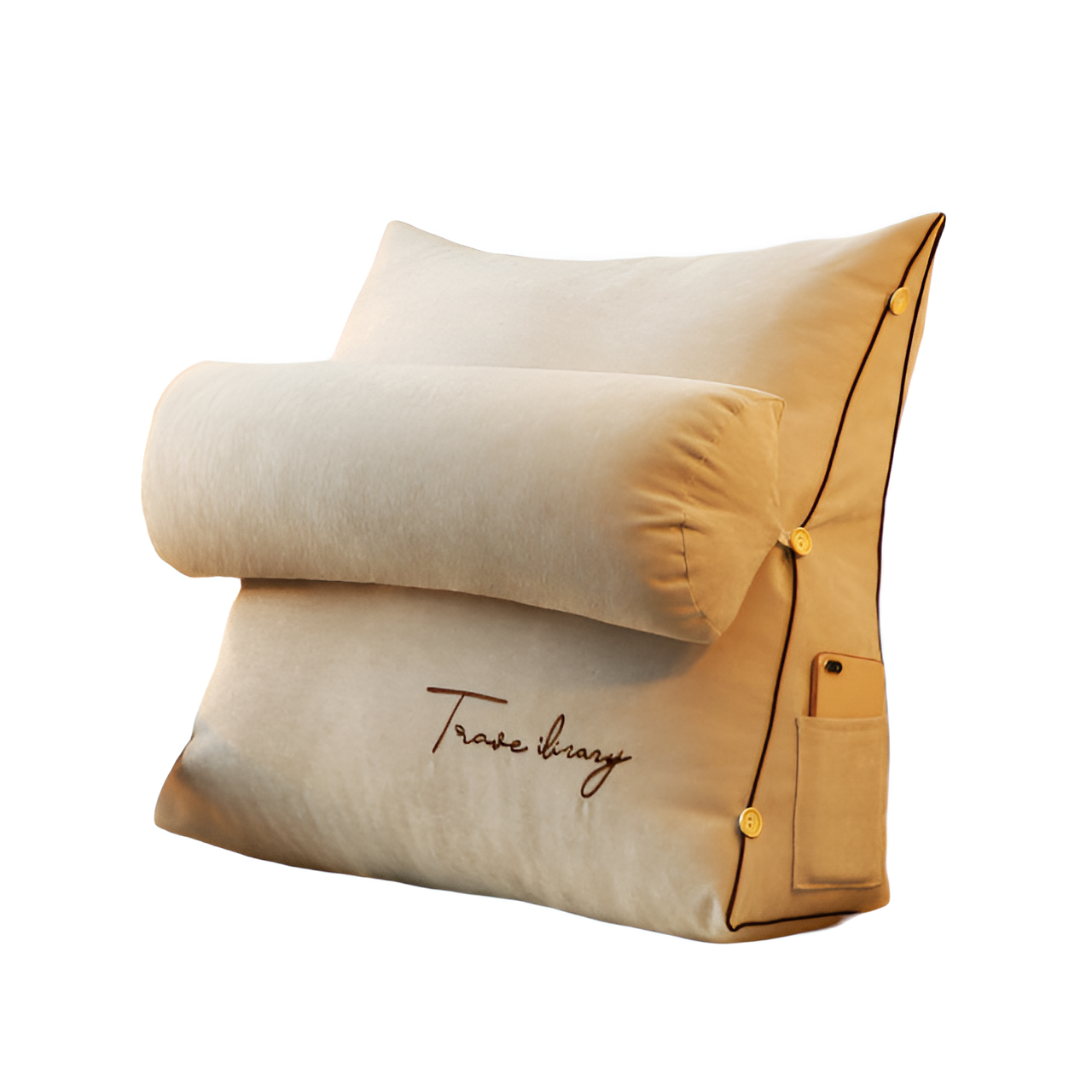 Thelittleesse™ Backrest Reading Pillow – Adjustable Wedge Support for Bed, Sofa & Lounge